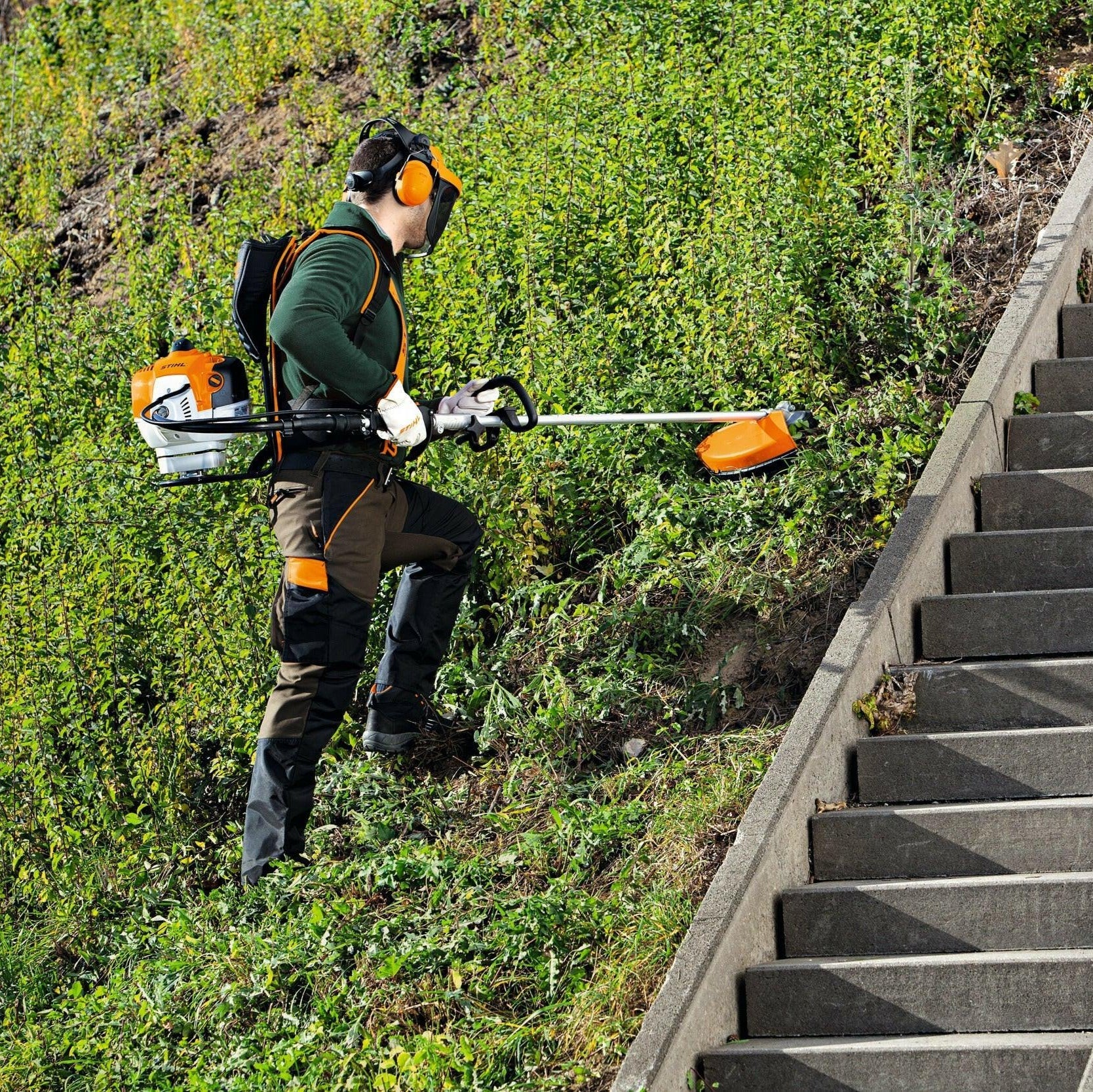 STIHL FR 460 TC-EFM Ruggedragen Bosmaaier