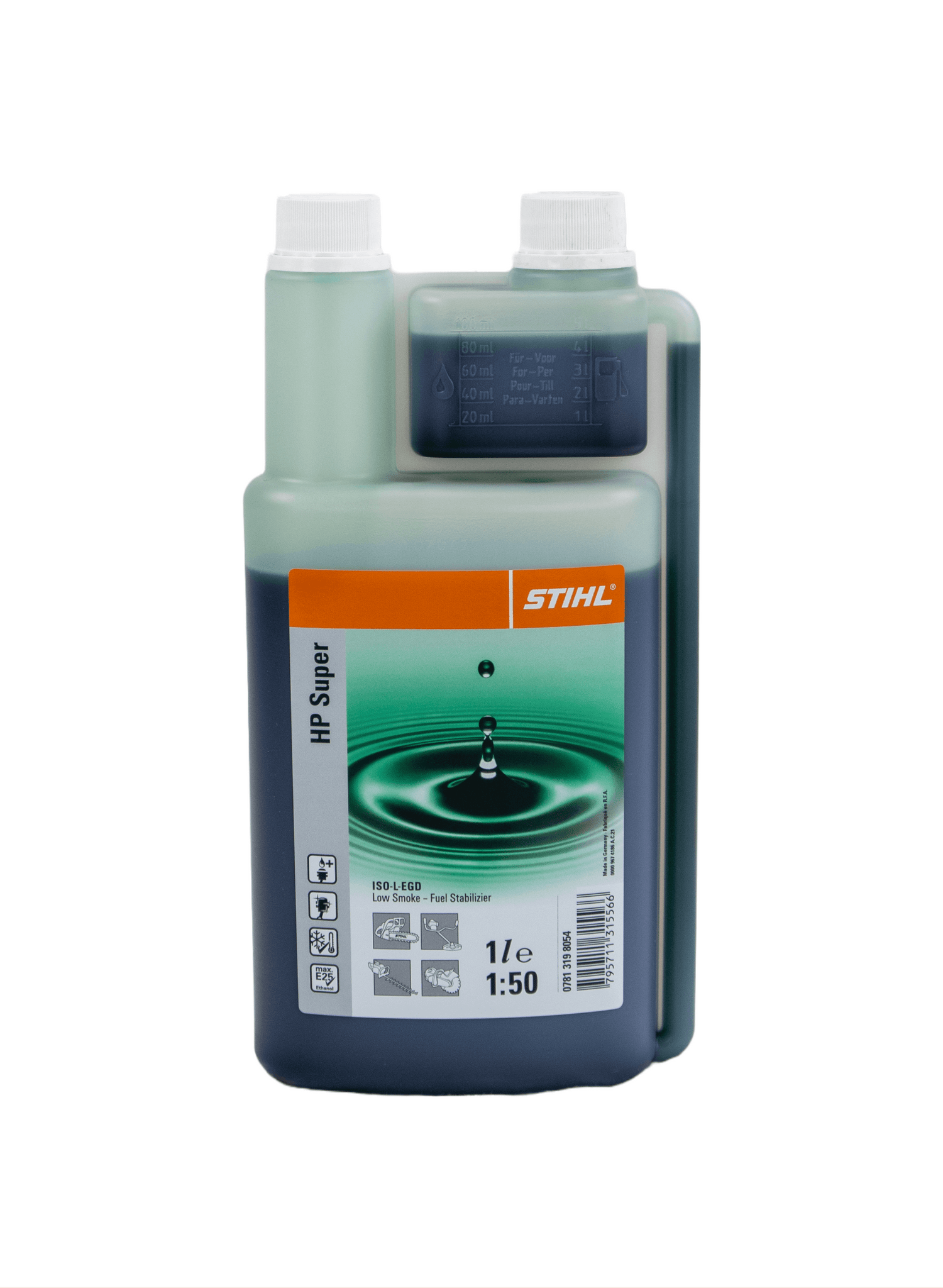 STIHL HP Super huile 2-temps - 1 litre (bouteille doseuse)