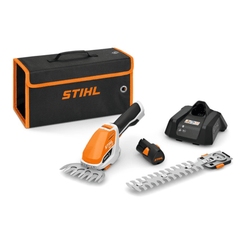 STIHL HSA 26 Cisaille à arbustes et à gazon sur batterie - 20 cm avec batterie & chargeur