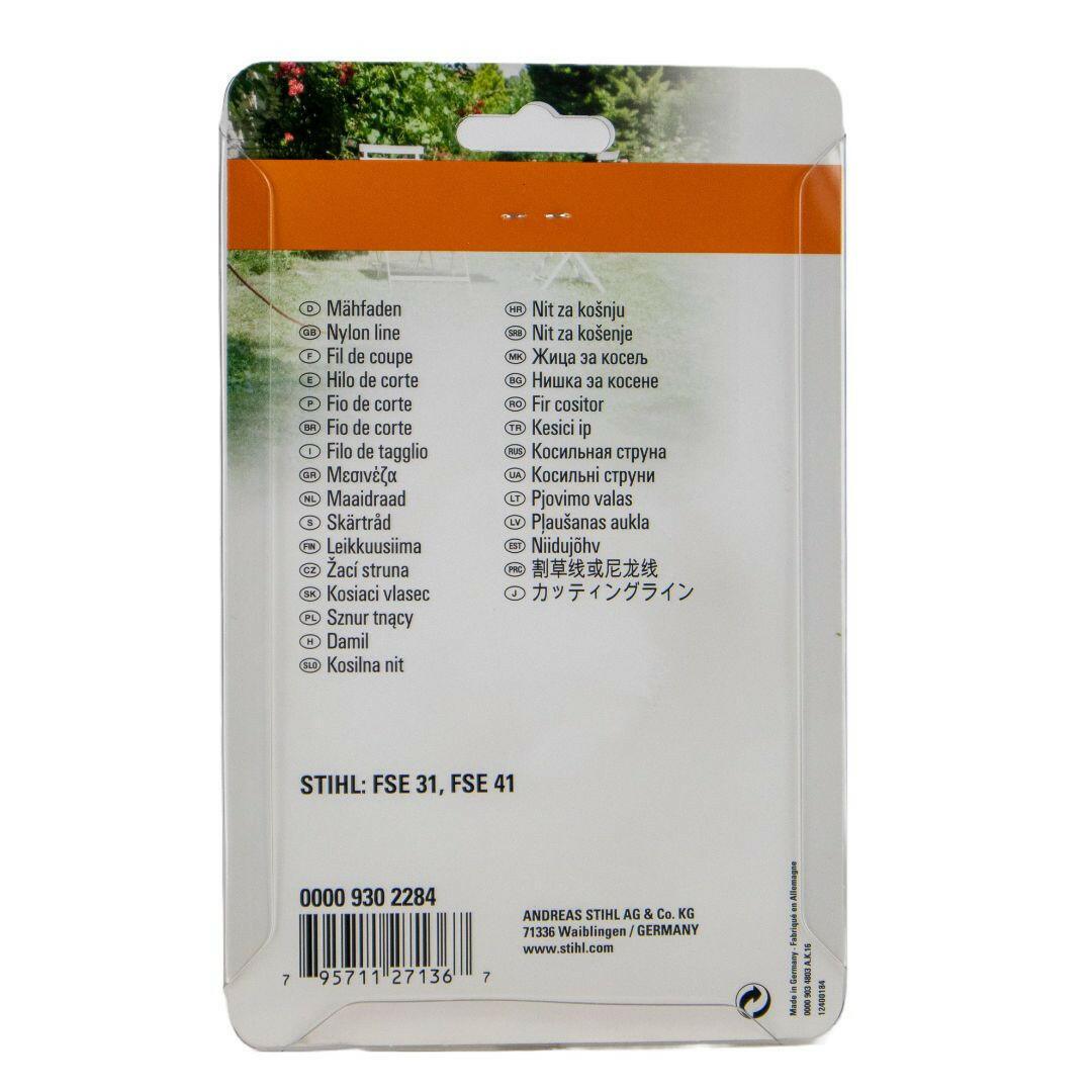 STIHL Fil de coupe rond 1,4 mm