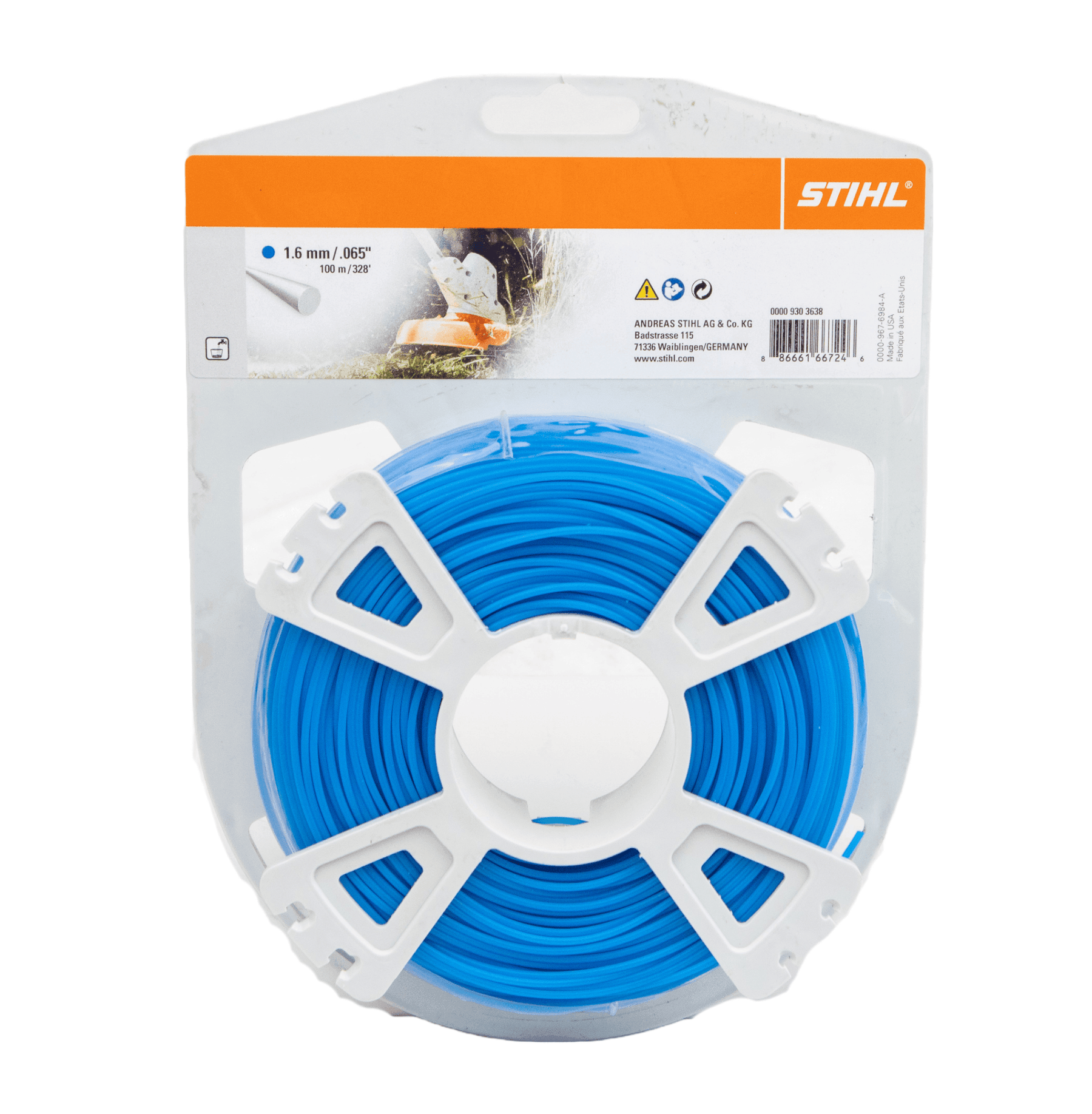 STIHL Fil de coupe rond - 1,6 mm - 100 m