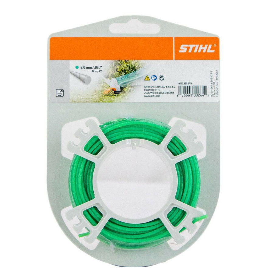 STIHL Fil de coupe Rond & Silencieux - 2,0 mm - 14 mètres