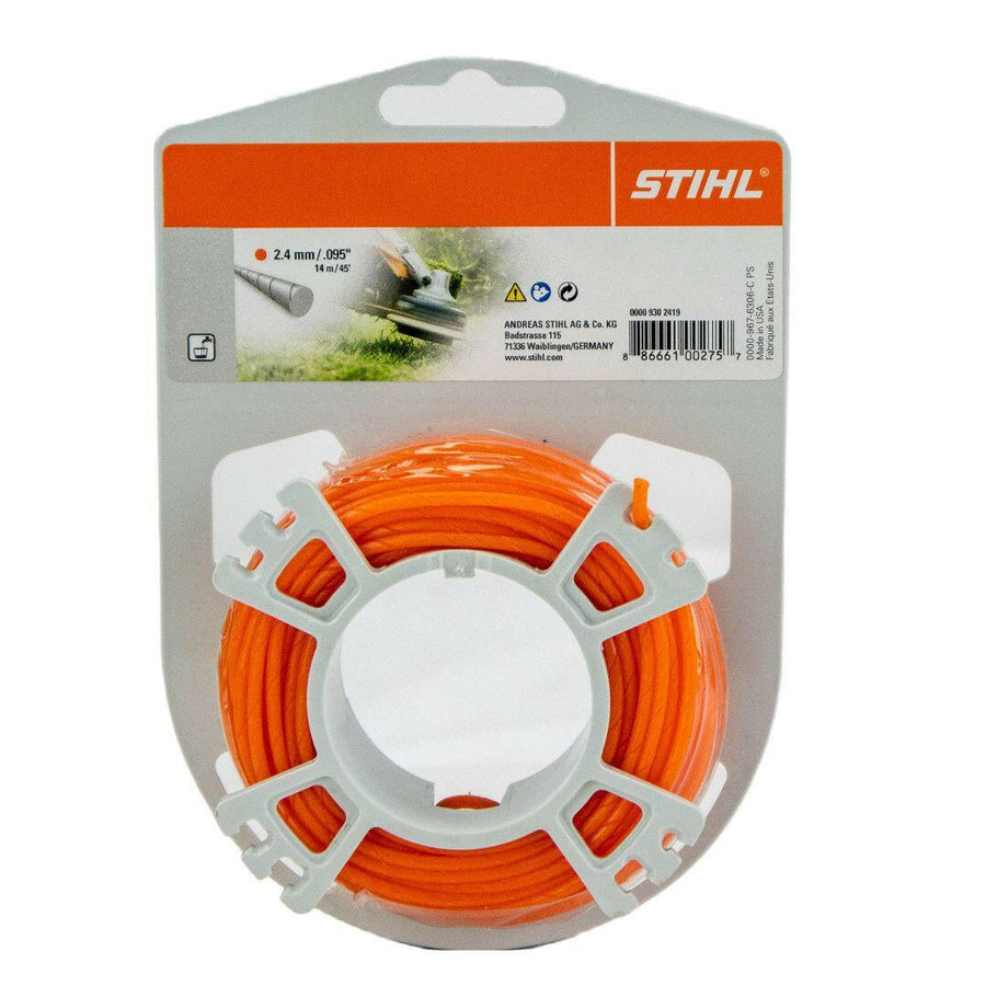 STIHL Fil de coupe rond et silencieux - 2,4 mm - 83 mètres