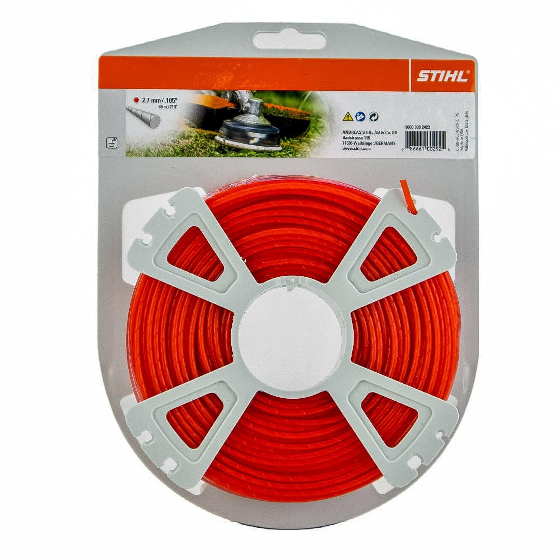 STIHL Fil de coupe rond et silencieux - 2,7 mm - 9 mètres