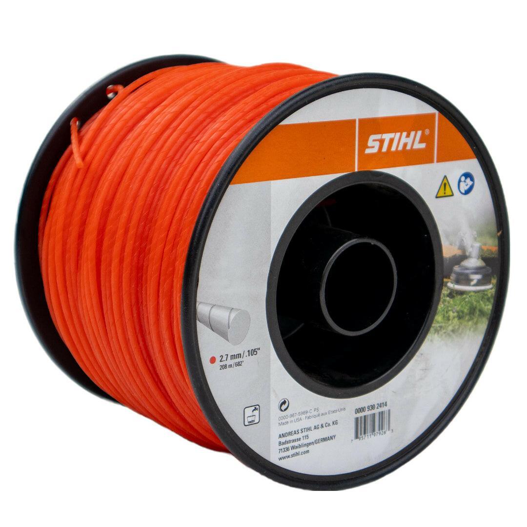 STIHL Fil de coupe rond et silencieux - 2,7 mm - 9 mètres