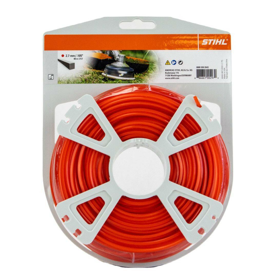 STIHL Fil de coupe carré - 2,7 mm - 32 mètres