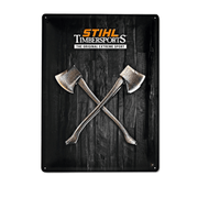 STIHL Plaque métallique Timbersports