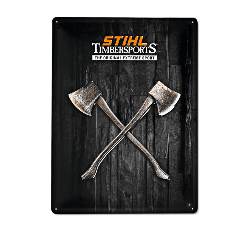 STIHL Plaque métallique Timbersports