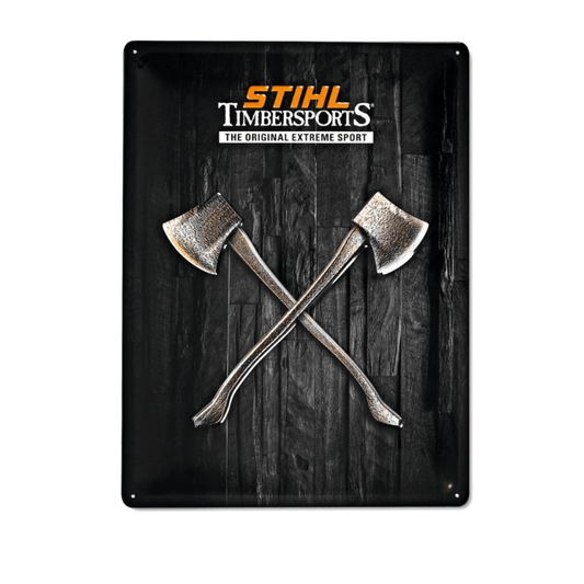STIHL Plaque métallique Timbersports