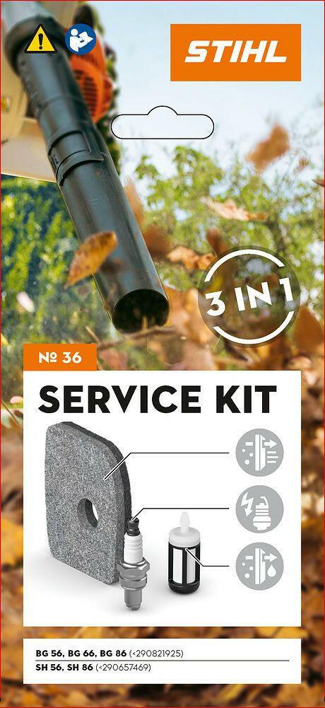 STIHL Service Kit 36 pour BG 56, BG 66, BG 86, SH 56 & SH 86