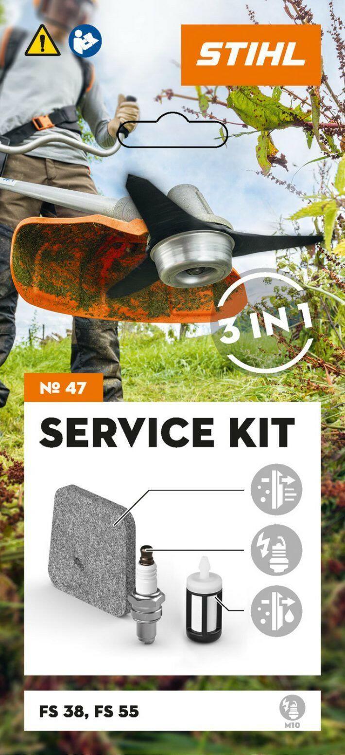 STIHL Service Kit 47 pour FS 38 (2-MIX uniquement) & FS 55