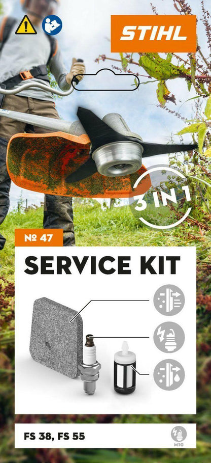 STIHL Service Kit 47 pour FS 38 (2-MIX uniquement) & FS 55