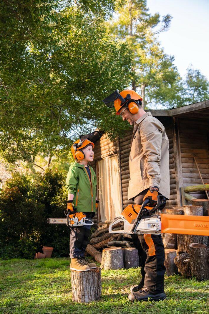 STIHL Tronçonneuse jouet - Imitation MS 500i