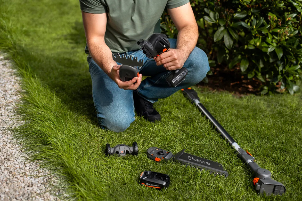 Husqvarna Aspire S20-P4A Cisaille à buis 18V, lame 20 cm (batterie + chargeur)